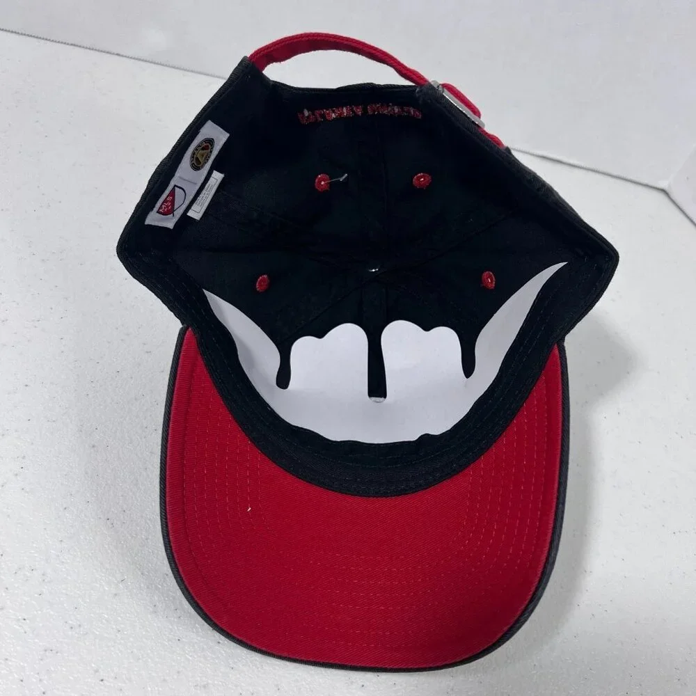 MLS Mens One Size Black‎ Atlanta United FC Iconic Adjustable Strap Back Hat NWT